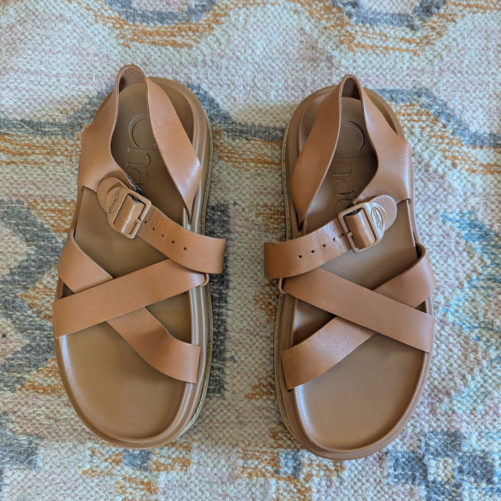 Chaco Women's Tan Strappy Sandals